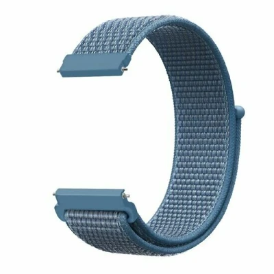 Afbeelding van Garmin Venu / Sq Sq2 2 plus Sport Loop nylon bandje Denim blauw