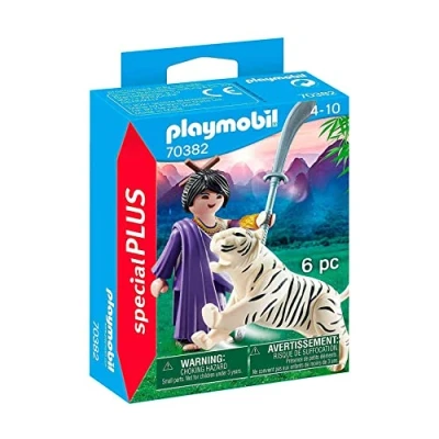 Afbeelding van PLAYMOBIL Special Plus 70382 Aziatische Vechter Met Tijger