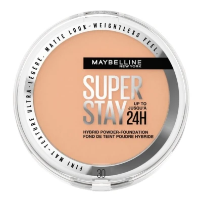 Afbeelding van 1+1 gratis: Maybelline SuperStay 24H Hybrid Poeder Foundation 30