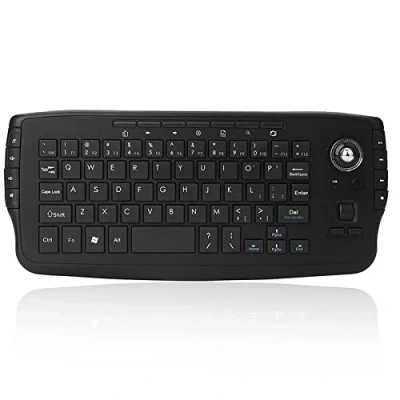 Afbeelding van Docooler E30 2,4 GHz draadloos toetsenbord met trackball muis scrollwiel afstandsbediening voor Android TV Box Smart PC Notebook