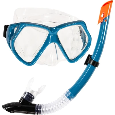 Afbeelding van Snorkelset Atlantis Andros Petrol Blue