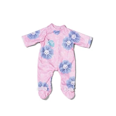 Afbeelding van BABY born Roze romper met bloemen voor 43 cm poppen, 838891 Zapf Creation