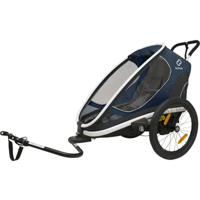 Afbeelding van hamax Fietskar Outback met rugleuningverstelling Navy Blue 2022