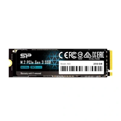 Afbeelding van Silicon Power 256GB PCIe M.2 NVMe SSD A60 Gen3x4 R/W up to 2100/1200 MB/s SP Internal Solid State Drive