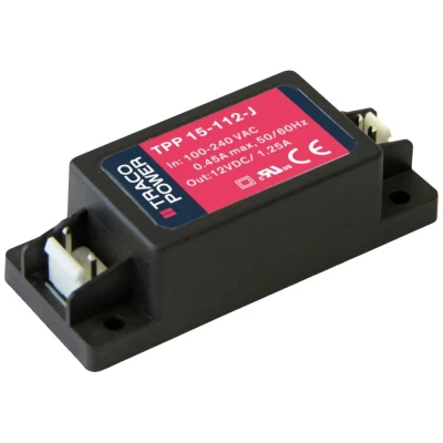 Afbeelding van TracoPower TPP 15 112 J Schakelnetvoeding 1.25 A W 12 V/DC 1 stuk(s)