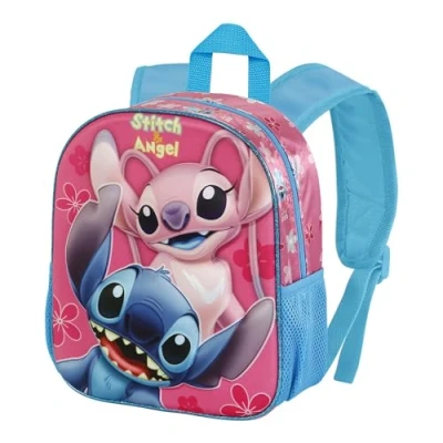 Afbeelding van Lilo en Stitch Match Small 3D rugzak, roze, 26 x 31 cm, inhoud 8,5 l, Eén maat, Kleine Rugzak