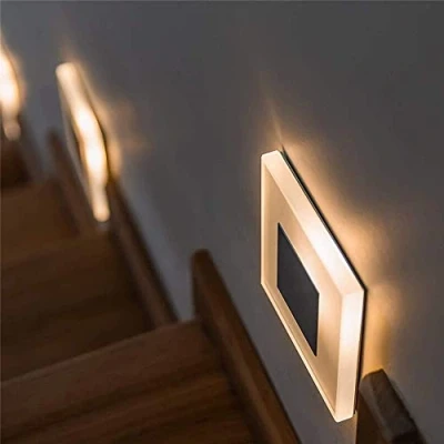 Afbeelding van Twstyfal Led trapverlichting, wandinbouwverlichting, verlichting, wandinbouwspot, 230 V, warm wit, 1 stuks