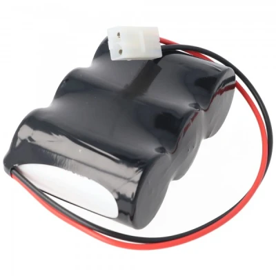 Afbeelding van Batterij voor noodlicht NiCd 3.6V 4500mAh F1x3 Mono D met Tamiya stekker vervangt BST 275359 D4500BTx3 JST / SLF
