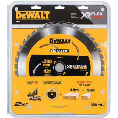Afbeelding van DeWalt Accessoires DT99574 QZ XR 305mm x 30mm 42T CSB Extreme Runtime