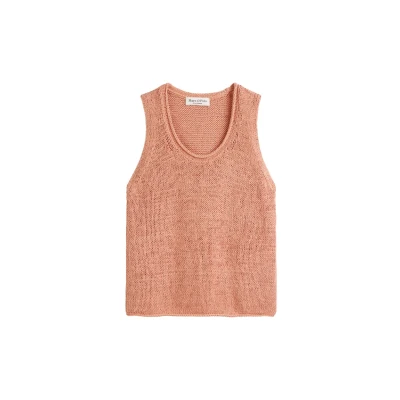 Afbeelding van Marc O&#039;Polo Top, Dames, Maat: Small, Mellow peach