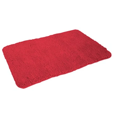 Afbeelding van Kinzler Badmat, microvezel, rood, 70x120 cm