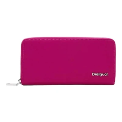 Afbeelding van Desigual Dames Accessoires Nylon Long Bi Fold Wallet, RED, rood, 20 EU