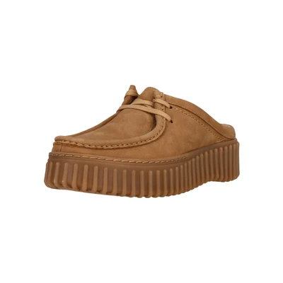 Afbeelding van Clarks Torhill Muiltjes, Dames, Maat: 41.5, Light tan Nubukleer