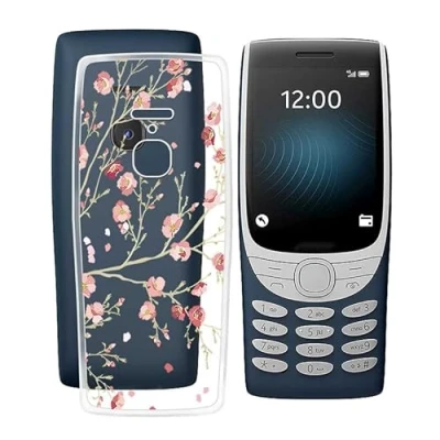 Afbeelding van HGJTF Hoesjes voor Nokia 8210 4G (2.8 inch), Transparante zachte siliconen TPU bumper beschermhoes, geschikt Schokbestendig telefoonhoesje WM84