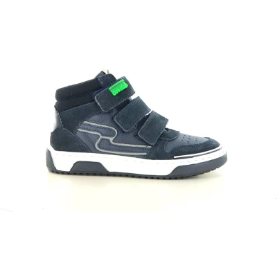 Afbeelding van Develab Klittenband Jongens Schoen 44415 Blauw Maat 31 (Kids) Hatshoe Kinderschoenen