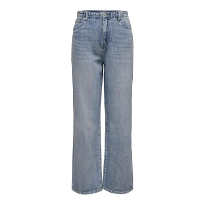 Afbeelding van ONLFATIMA REG Loose Wide DNM GUA, blauw (medium blue denim), 27W x 32L