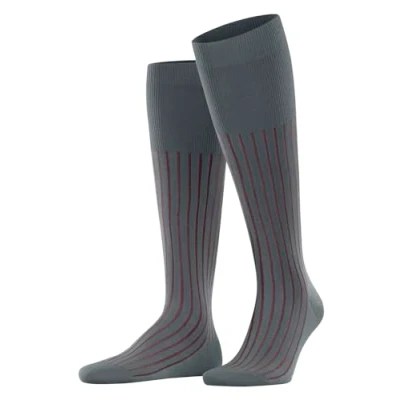 Afbeelding van FALKE Heren kniekousen Shadow M KH katoen lang patroon 1 paar, Grijs (Flintstone 3256) nieuw milieuvriendelijk, 39 40, 40 EU