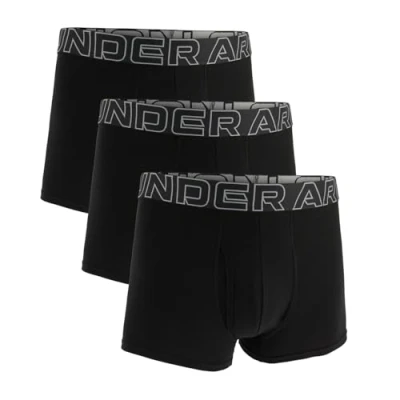 Afbeelding van Under Armour Solid 3 IN 3PK Boxershorts, Heren, Maat: Large, Schwarz
