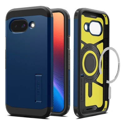 Afbeelding van Spigen Case ACS09047 Google Pixel 9A Tough Armor MagFit marineblauw