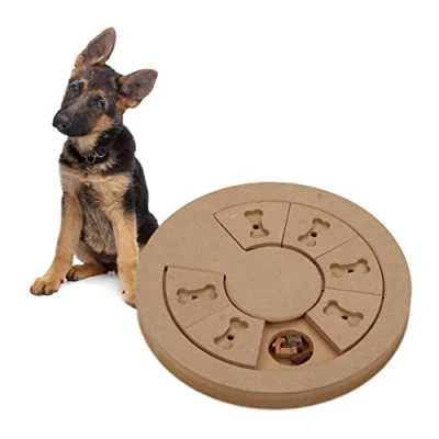Afbeelding van Relaxdays intelligentie speelgoed hond vulbaar hondenspeelgoed hondenpuzzel labrador