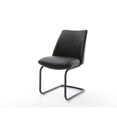 Afbeelding van sledemodel Elso Flex rond zwart echt leer pocketveer kern