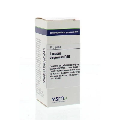 Afbeelding van Vsm Lycopus Virginicus D30, 10 gram