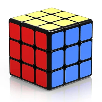 Afbeelding van ROXENDA Magische Kubus 3X3, Original 3X3X3 Speed Cube Super duurzame Sticker met Levendige Kleuren (3x3x3)