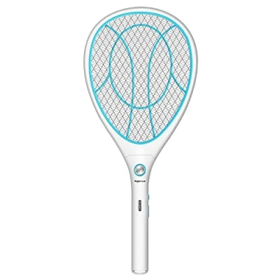 Afbeelding van Night Cat Elektrische mug Fly Bugs Swatter Zapper Bat Racket Plagen Insectenbestrijding Killer Repellent USB Oplaadbare LED verlichting Dubbellaags Mesh bescherming