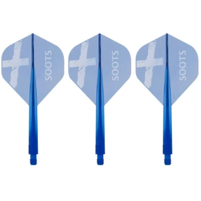 Afbeelding van Condor AXE Flight System Standard Alan Soutar Clear Blue Dart Flights Medium