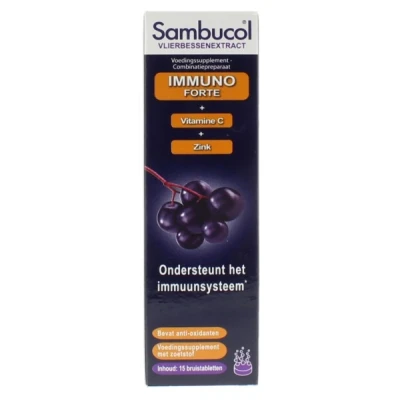 Afbeelding van 2x Sambucol Bruis 15 bruistabletten