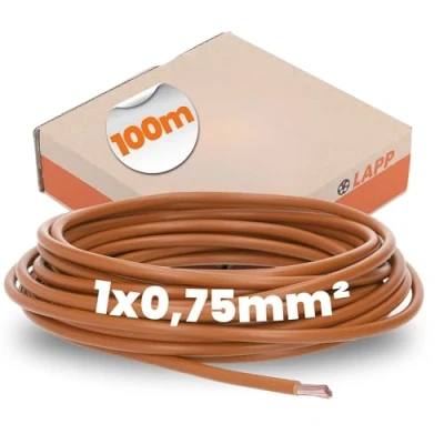 Afbeelding van LappKabel LAPP 4510032 strengen H05V K 1 x 0.75mm² bruin 100m