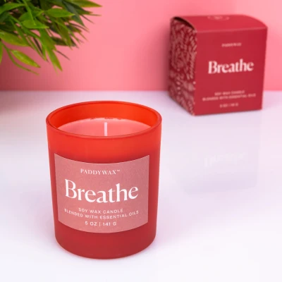Afbeelding van Wellness Geurkaars Breathe (rood) van Paddywax