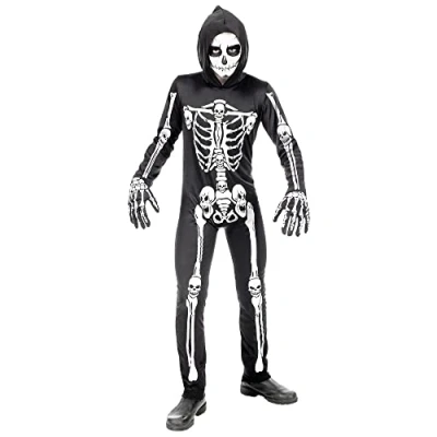 Afbeelding van &quot;SKELETON&quot; (overalls) met capuchon (116 cm / 4 5 jaar)