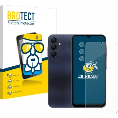 Afbeelding van BROTECT Screenprotector voor Samsung Galaxy A25 5G (Voor+Camera) Folie Beschermfolie Beschermglas transparant