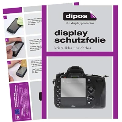 Afbeelding van dipos I 6x Beschermfolie helder geschikt voor Nikon D610 Folie screen protector