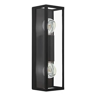 Afbeelding van EGLO Amezola   Wandlamp   E27   38 cm   Zwart