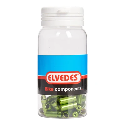 Afbeelding van Elvedes Kabelhoedje 4,2mm seal groen (50x) alum. ELV2012011