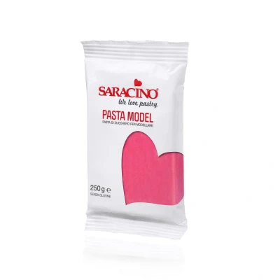 Afbeelding van Saracino Modelling Paste Fuchsia Roze 250g