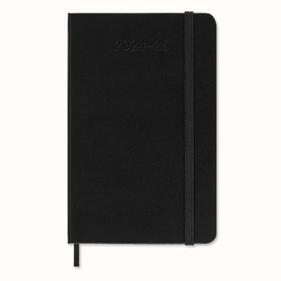 Afbeelding van Moleskine 18 Maanden Agenda 2024/25 Wekelijks Pocket Harde Kaft Zwart