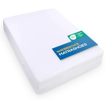 Afbeelding van Utopia Bedding matrashoes 80 x 190 30 cm Waterdicht met ritssluiting, Oeko TEX gecertificeerd, matrasbeschermer
