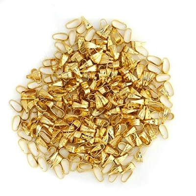 Afbeelding van Sonew 300 Snap On Bails Pinch Sluitingen Bail Legering Hanger Stekker voor Hangers Sieraden DIY Maken