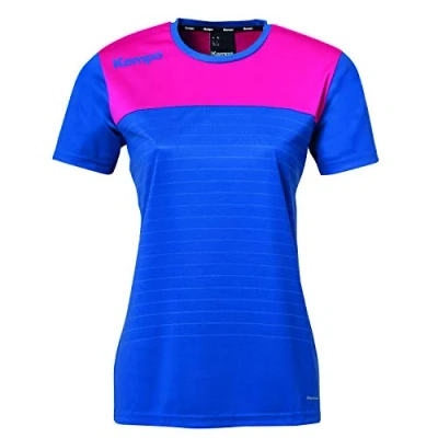 Afbeelding van Kempa Emotion 2.0 Shirt Korte Mouw Dames Limoen Geel Dove Blauw Maat XL