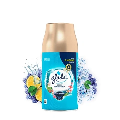 Afbeelding van Glade (Brise) Automatische spray navulling, kamergeur, Ocean Adventure, 4 stuks (4 x 269 ml)