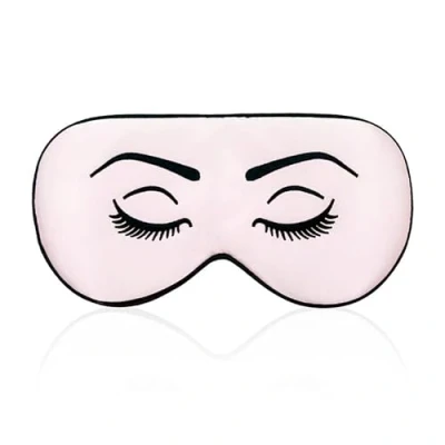 Afbeelding van townssilk 100% zijden slaapmasker met verstelbare riem, comfortabel en superzacht oogmasker ultieme slaaphulp, blinddoek griezelige wimper