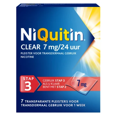 Afbeelding van Niquitin 7mg24uur Patch (Stap 3)