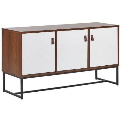 Afbeelding van Beliani Sideboard NUEVA Donkere houtkleur mdf