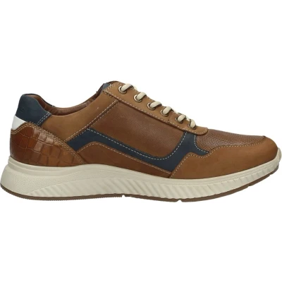 Afbeelding van Australian Hatchback Sneakers laag, Heren, Maat: 47, Cognac blue Leer