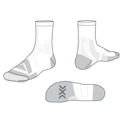 Afbeelding van X socks Bike Expert Crew Sokken Wit EU 45 47 Man