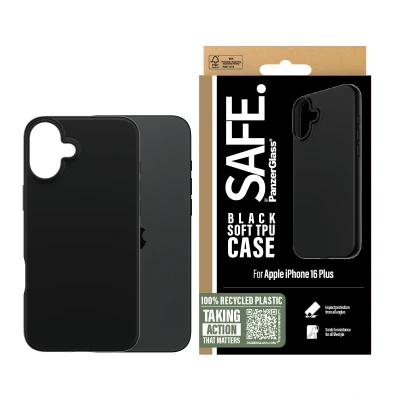 Afbeelding van PanzerGlass SAFE by PG TPU Case 2024 6.7Inch Blk, Hoes, Apple, Apple