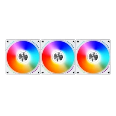 Afbeelding van Lian Li UNI FAN AL120, 3 pack, White RGB PWM